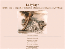 Tablet Screenshot of ladyjayes.com
